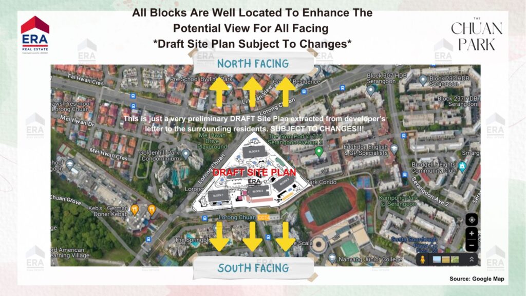 Draft Site Plan On Google Map